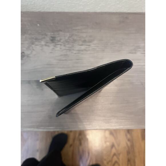 YSL Saint Laurent Long Wallet – Embossed Logo – Gold Corner Hardware - Picture 4 of 5